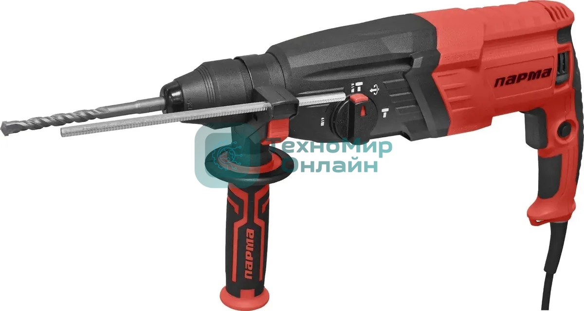Перфоратор Парма П-02-30/1000ЭР SDS-plus уд.:3.3Дж 1000Вт (кейс в комплекте)