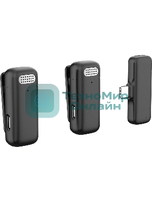 Петличный микрофон DEFENDER (64139) Talky-139 wrls, черный, кейс, 2шт