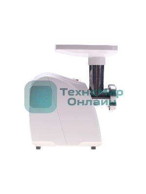 Мясорубка электрическая Аксион М31.01 белый, 1500 Вт, 1.7 кг/мин, реверс, защита от перегрузки, насадки - 4