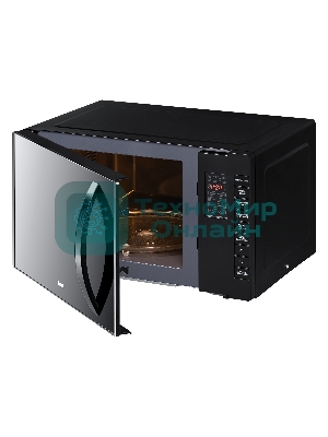 Микроволновая печь BBK 23MWG-850T/B-M черный, 23 л, 800 Вт, переключатели - кнопки