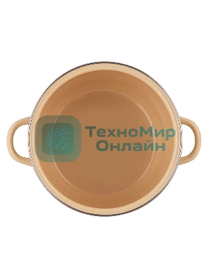 Кастрюля Appetite 1MC181P Avocado крышка сталь, сферическая эмалированная 3 л