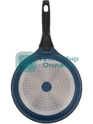 Сковорода Rondell Del mar RDA-1847 круглая 24 см, покрытие: Xylan Plus ручка съемная (без крышки) синий