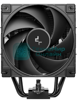 Кулер для процессора DEEPCOOL AK500 G2 LGA1851/1700/1200/115X/AM5/AM4 (9шт/кор, TDP 240W, PWM, Fan 120мм, 5 тепл. трубок, Copper Base, Wood-grain top cover, черный) RET (R-AK500G2-BKNNMN-GJD)