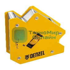 Фиксатор магнитный Denzel отключаемый для сварочных работ усилие 30 LB, 45х90х135 град.