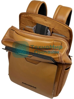 Рюкзак мужской Piquadro Ael CA6923S142/G охра кожа