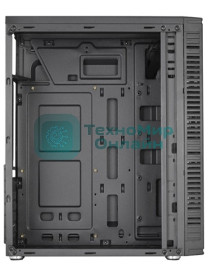 Компьютерный корпус ATX Filum S17 черный, без БП, RGB strip, USB 3.0