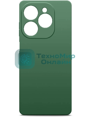 Чехол (клип-кейс) BoraSCO для Tecno Spark 20/20C/Go 2024/Pop 8 Microfiber Case зеленый опал