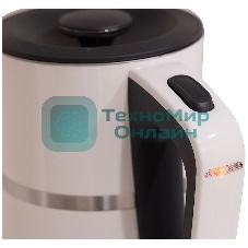 Чайник электрический Oasis K-4SPW белый+черный 1.7 л 2200 Вт