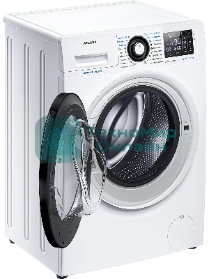 Стиральная машина Атлант СМА 70С1214-А-02 белый/черный, загрузка фронтальная 7кг, 1200 об/мин., класс: A+++