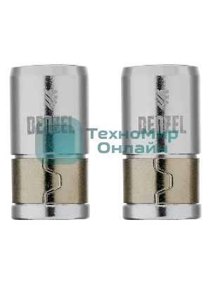 Магнитная насадка для бит Denzel 11738, для круглых бит, 2 шт