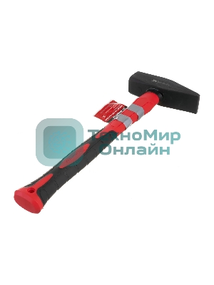 Молоток слесарный Matrix ''optimal'' 1000 г, фибергласовая обрезиненная рукоятка, квадратный боек