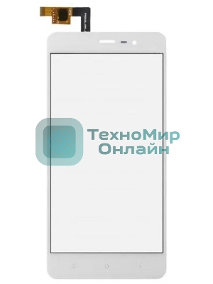 Сенсорное стекло (тачскрин) для Xiaomi Redmi Note 3/Note 3 Pro, белое