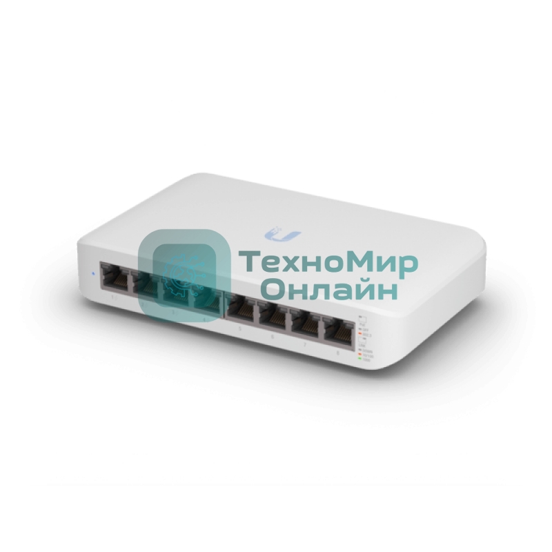 Коммутатор Ubiquiti USW-LITE-8-POE 8POE 1000M POE