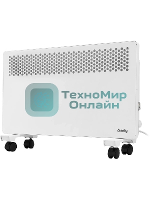 Конвектор электрический Domfy DCW-CH1020 белый, 2000 Вт, 30 м2, термостат