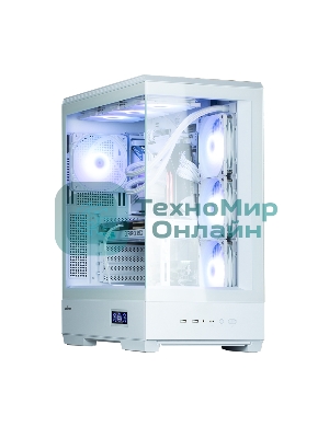 Компьютерный корпус ZALMAN P50 DS, ATX, WHITE, WINDOW, 2x3.5