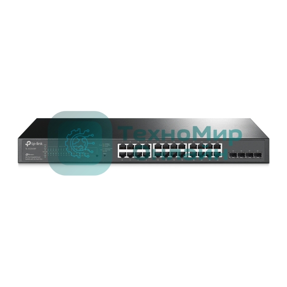 Коммутатор TP-Link TL-SG2428P JetStream гигабитный Smart коммутатор на 24 порта PoE+ и 4 SFP-слота SMB