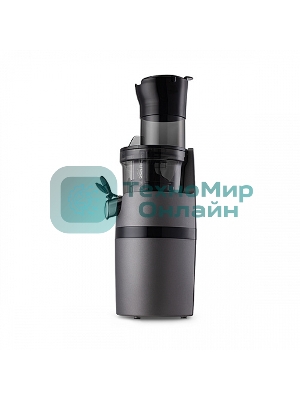 Соковыжималка BQ J2000 серый/черный, шнековая вертикальная, 200 Вт, 800 мл, электронное, реверс