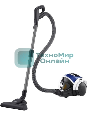 Пылесос LG VC73189NHTB синий, 380/1800 Вт, уборка сухая, пылесборник контейнер 1.2 л