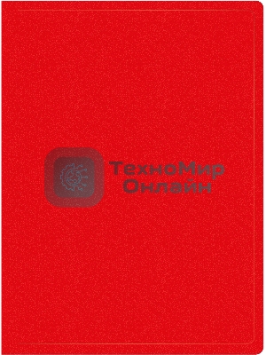 Папка с 20 прозрачными вкладками Silwerhof Eco A4, пластик, 0.5мм, красный