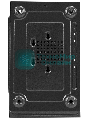 Компьютерный корпус Minitower ExeGate EX299408RUS BAA-403-AA500 (mATX, БП AA500 с вент. 8см, 2*USB, HD Audio, черный)