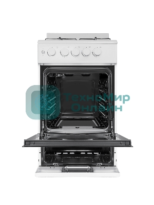 Плита газовая Maunfeld MGC50GEW08 белый, конфорок 4 шт, духовка 59 л, 50 см x 88 см x 65 см