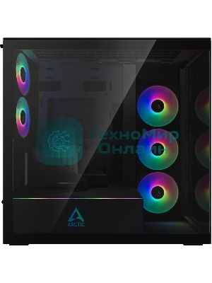 Компьютерный корпус Arctic Cooling ARCTIC Xtender VG (Mirror Black) арт. ACPCC00019A