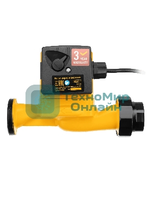 Циркуляционный насос Denzel CP32-6, напор 6 м, 70 л/мин, 1 м кабель, монт. длина 180 мм