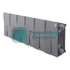 Радиатор биметаллический Royal Thermo PianoForte 200 Серебристый - 12 секц.