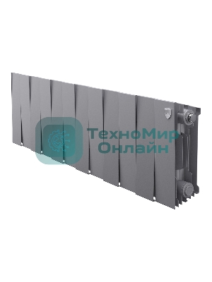 Радиатор биметаллический Royal Thermo PianoForte 200 Серебристый - 12 секц.