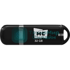 Флешка USB MORE CHOICE МФБ32 Black (4620202558909), 32Gb, USB 3.0, R/W 25/15, черный