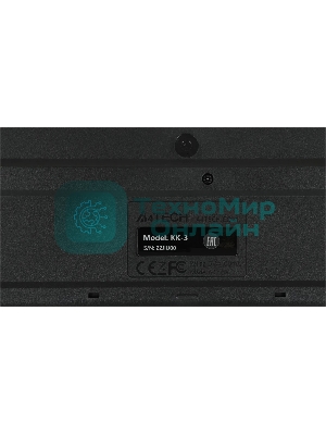 Клавиатура проводная A4Tech KR-3, USB, черный