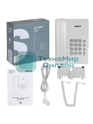 Телефон проводной SANYO RA-S204W белый