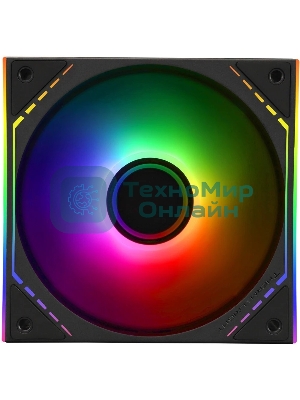 Вентилятор для корпуса Thermalright TL-M12-S (120x124x25мм, 4-pin PWM, ARGB, 47.6CFM, 23.2dBA, 1500RPM, черный)