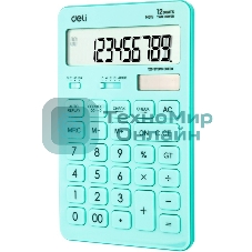 Калькулятор настольный Deli Touch EM01531 голубой 12-разр.