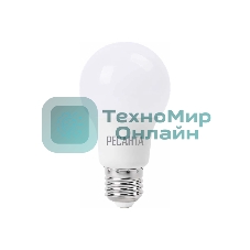 Лампа светодиодная Ресанта LL-R-A65-15W-230-3K-E27 груша, 15 Вт, тепл., Е27