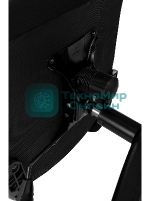 Кресло руководителя Бюрократ Sigma 1 черный сетка/ткань крестов. пластик