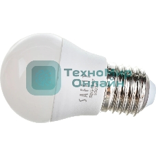 Лампа светодиодная SAFFIT SBG4507 (55037) 7Вт Е27 белый матовый шар