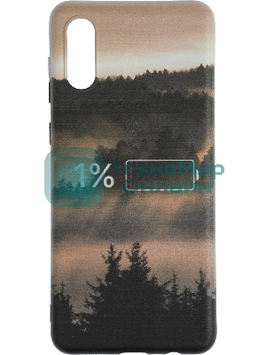 Чехол (клип-кейс) Gresso Meridian, для Samsung Galaxy A02, черный/бежевый gr17aaae8926