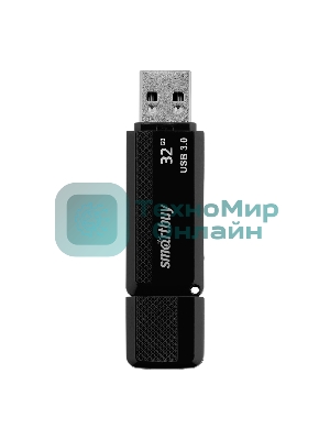 Флешка USB Smartbuy Dock black (SB32GbDK-K3), 32Gb, USB 3.0, R/W 45/12, черный