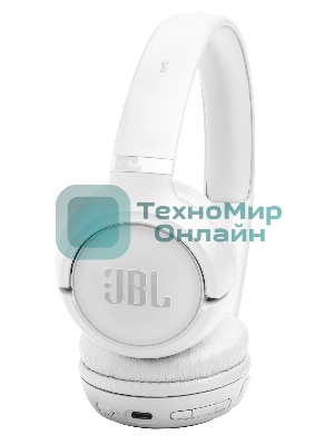 Беспроводные наушники JBL Tune 530BT белый, накладные, Bluetooth, складная конструкция