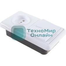 Блок Кунцево Бэлла БКВР-038 (2-кл. выкл. + розетка) 5827