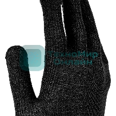 Перчатки трикотажные Сибртех х/б, 200 пар, ПВХ точка, 3 нити, 10 класс