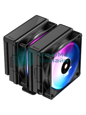 Кулер Ocypus Delta A62 BK ARGb черный 120мм алюминий+медь 2000rpm 29db 4-pin 260W 156мм