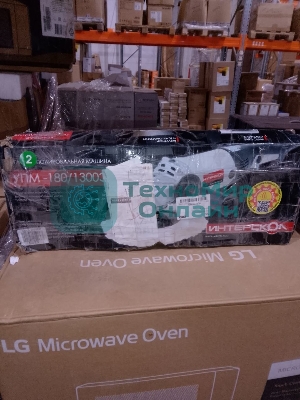 (Поврежденная упаковка) Угловая полировальная машина УПМ-180/1300Э ИНТЕРСКОЛ 27.1.1.12 (Новый товар  в заводской упаковке  с повреждениями)