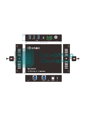 Коммутатор Infobit iTrans USB32-S USB 3.2 10 Гбит/с с автопереключением
