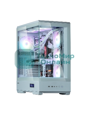 Компьютерный корпус ZALMAN P50 DS, ATX, WHITE, WINDOW, 2x3.5