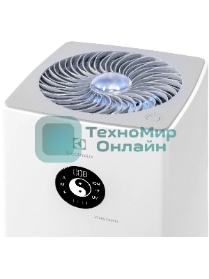 Очиститель воздуха Electrolux EAP-2050D белый, 50 м², HEPA-фильтр, ионизация