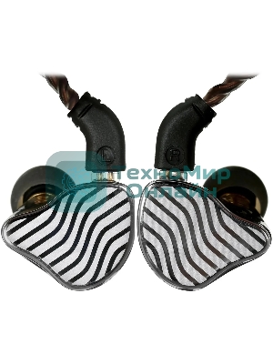 Проводные наушники FiiO JH3 черный, внутриканальные, (jack 3.5 мм), съемный кабель