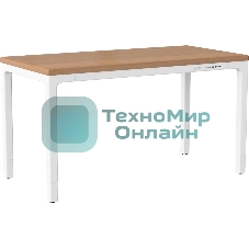 Стол компьютерный Cactus CS-ET-WWD столешница МДФ, белый дуб молочный каркас белый