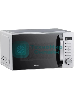 Микроволновая печь Haier HMB-DG208SA серебристый, 20 л, 800 Вт, переключатели - кнопки, поворотный механизм